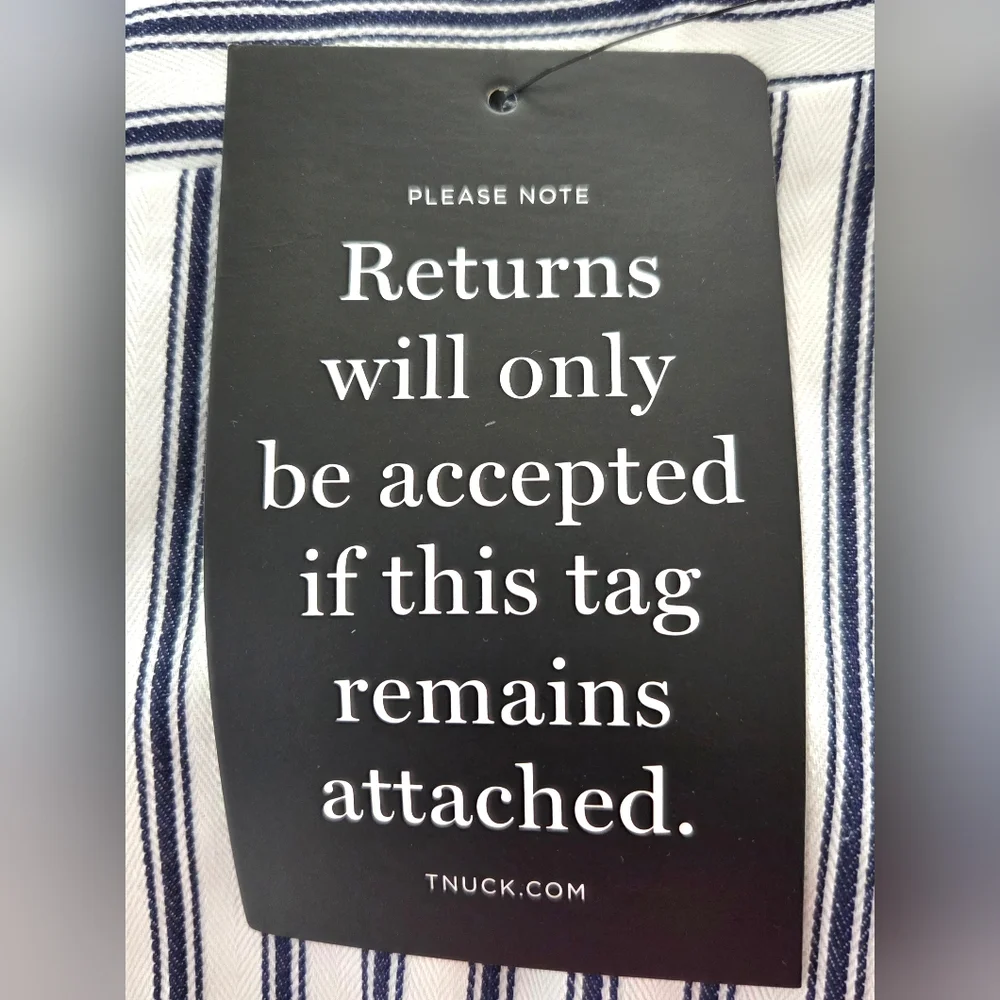 NEW TUCKERNUCK FRENCH BLUE  STRIPE SLOANE DRESS. - Picture 7 of 8